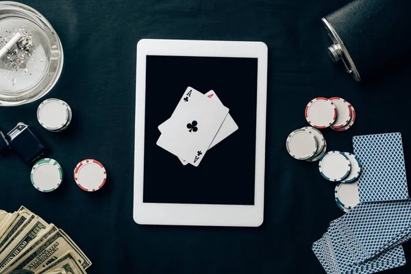 Live casino tables with live dealers and baccarat, roulette, blackjack cards